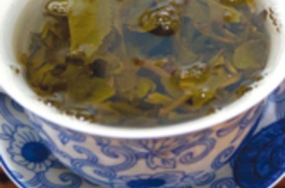 tea steeping in mug