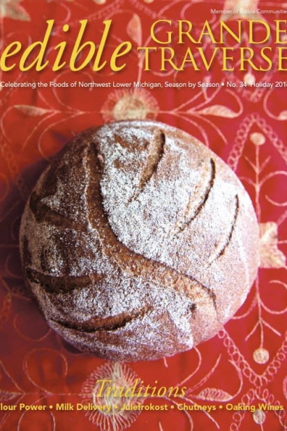 Edible Grande Traverse, Cover #34, Holiday 2014 Issue