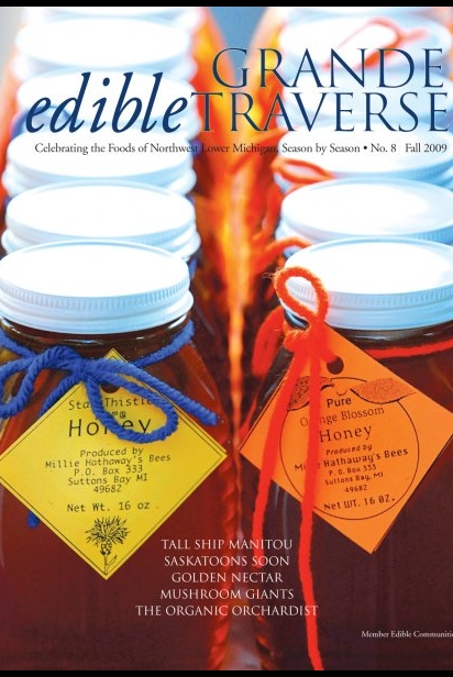 Edible Grande Traverse, Cover #8, Fall 2009 Issue