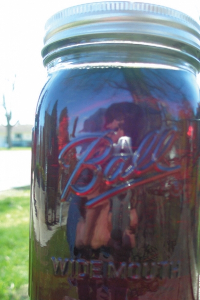 syrup in a jar